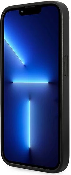 Mbështjellës Guess GUHCP14LHGGSHK për iPhone 14 Pro 6.1", Glitter Script, i fortë, i zi