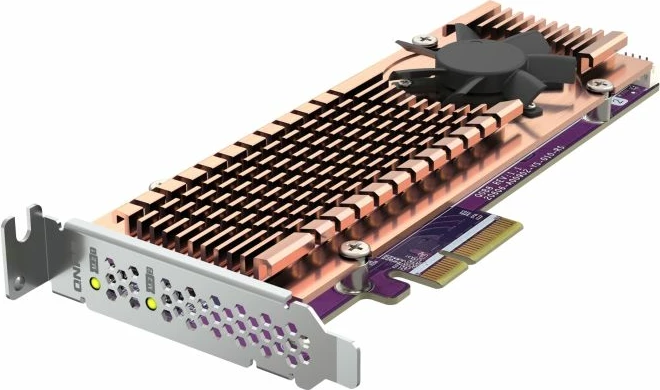 kartelë zgjerimi PCIe QNAP QM2-2P-344A, 2x M.2 NVMe 22110/2280, PCIe Gen3 x4