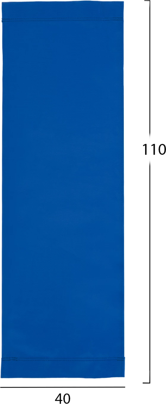 Pëlhurë zëvendësuese për shezlong Limnos, tekstilene blu, 110x40cm, 1 copë 2
