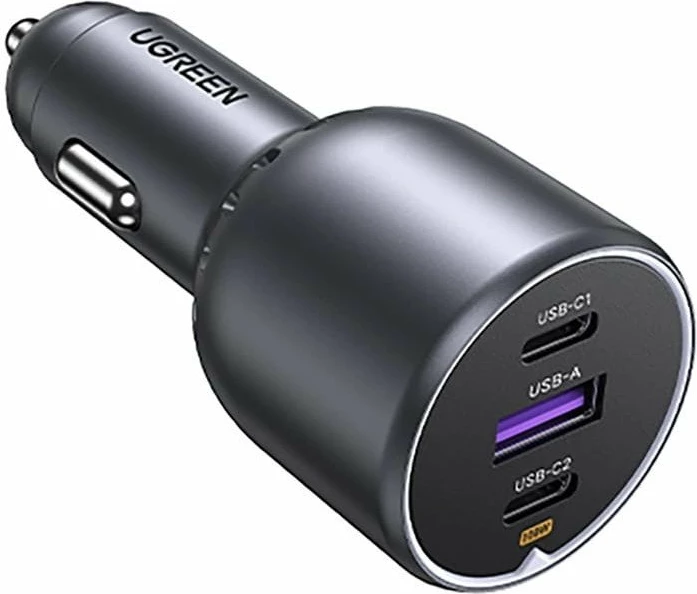 Karikues makine Ugreen EC705, 130W, 2x USB-C + USB-A, kabllo USB-C 1m 5A, i zi