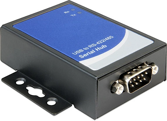 Adapter USB në Serial DeLOCK 87585, USB 2.0 në RS-422/485, i zi