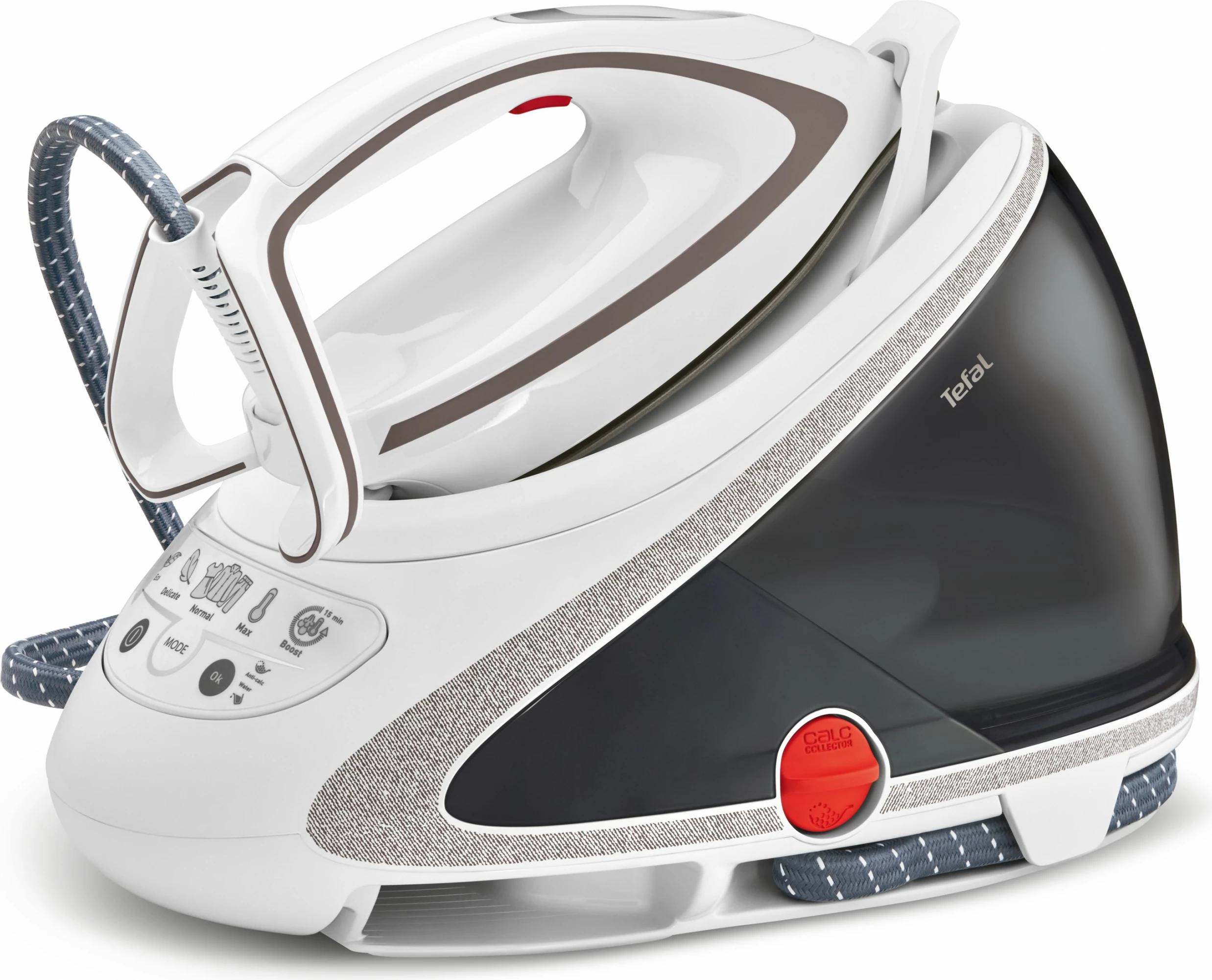 Hekur Tefal Pro Express Ultimate Care GV9567, 2600W, 1.9L, 7.7 bar, bardhë/gri