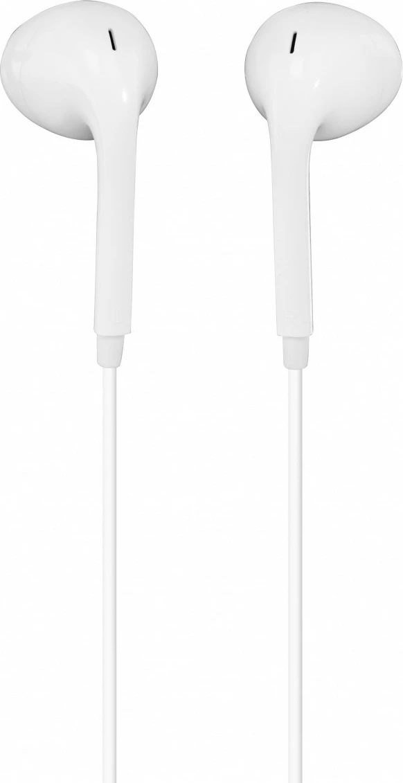 Kufje in-ear Hama 221787 me lidhje Lightning, me mikrofon dhe kontroll volum, kabllo 1.2 m, stereo, të bardha