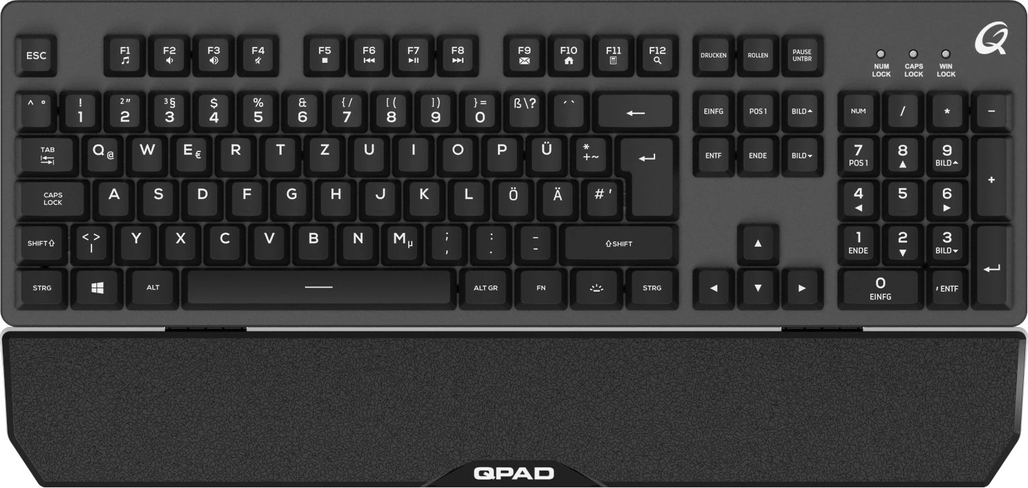 Tastierë gaming QPAD Pro MK40, QWERTY, e zezë