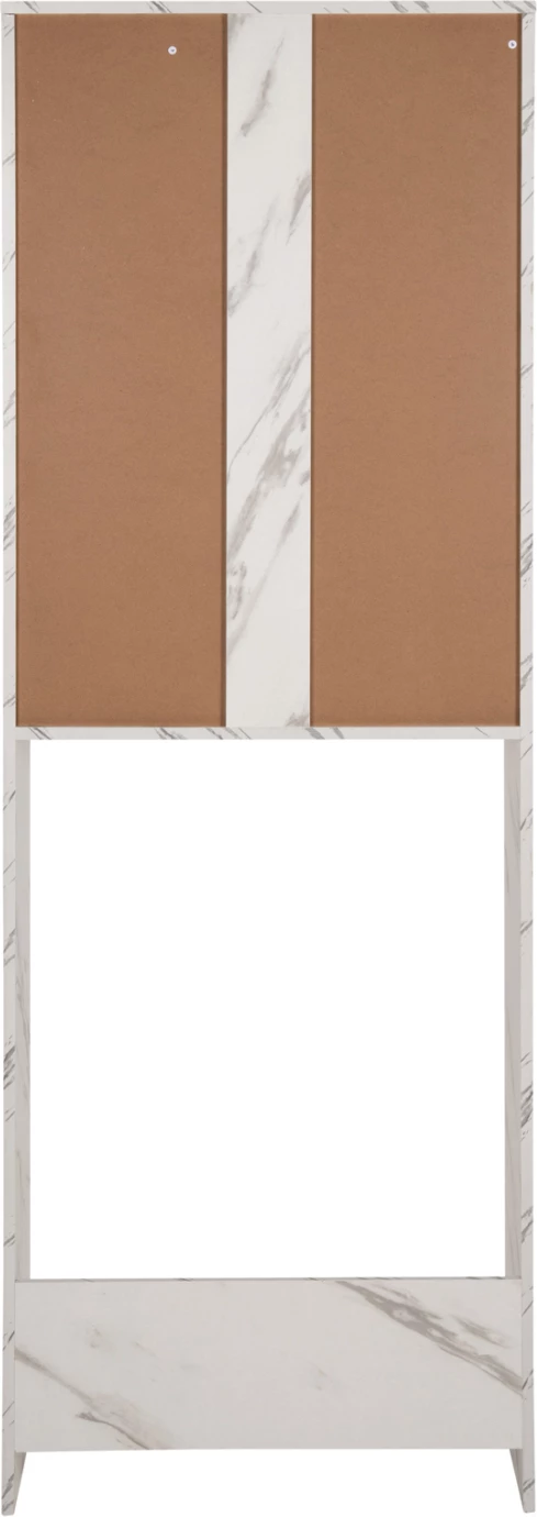 Mobilje për lavatriçe TERRY FH9122.12 me kabinet dhe rafte, melaminë, mermer i bardhë, 64x29x181H cm