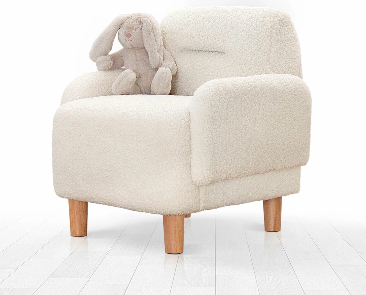 Karrige fëmijësh me krahë, Cobie Teddy, ngjyrë e bardhë