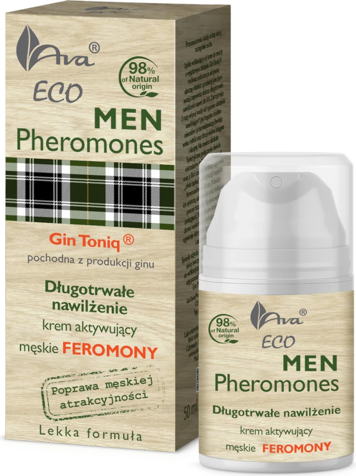 Krem fytyre për meshkuj Ava Laboratorium Eco Men Pheromones Long-lasting Moisturizing, 50ml
