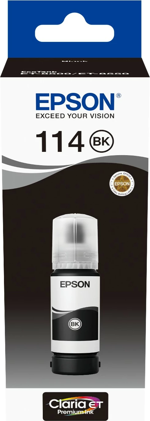 Toner Epson 114, Origjinal, ET-8500, 70 ml, e zezë