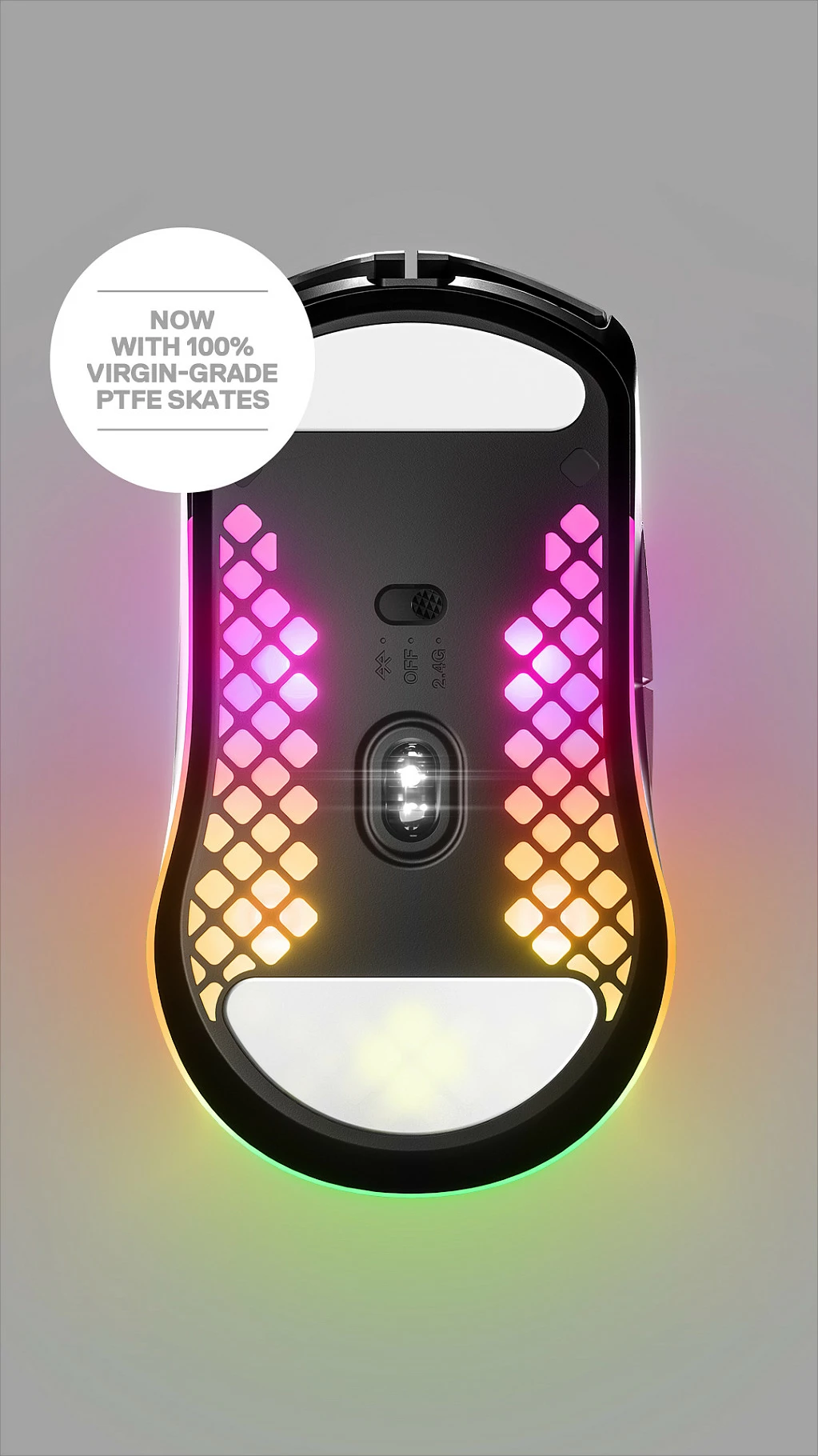 Maus gaming SteelSeries Aerox 3 Onyx 2022, 8500 DPI, RGB, IP54, i zi