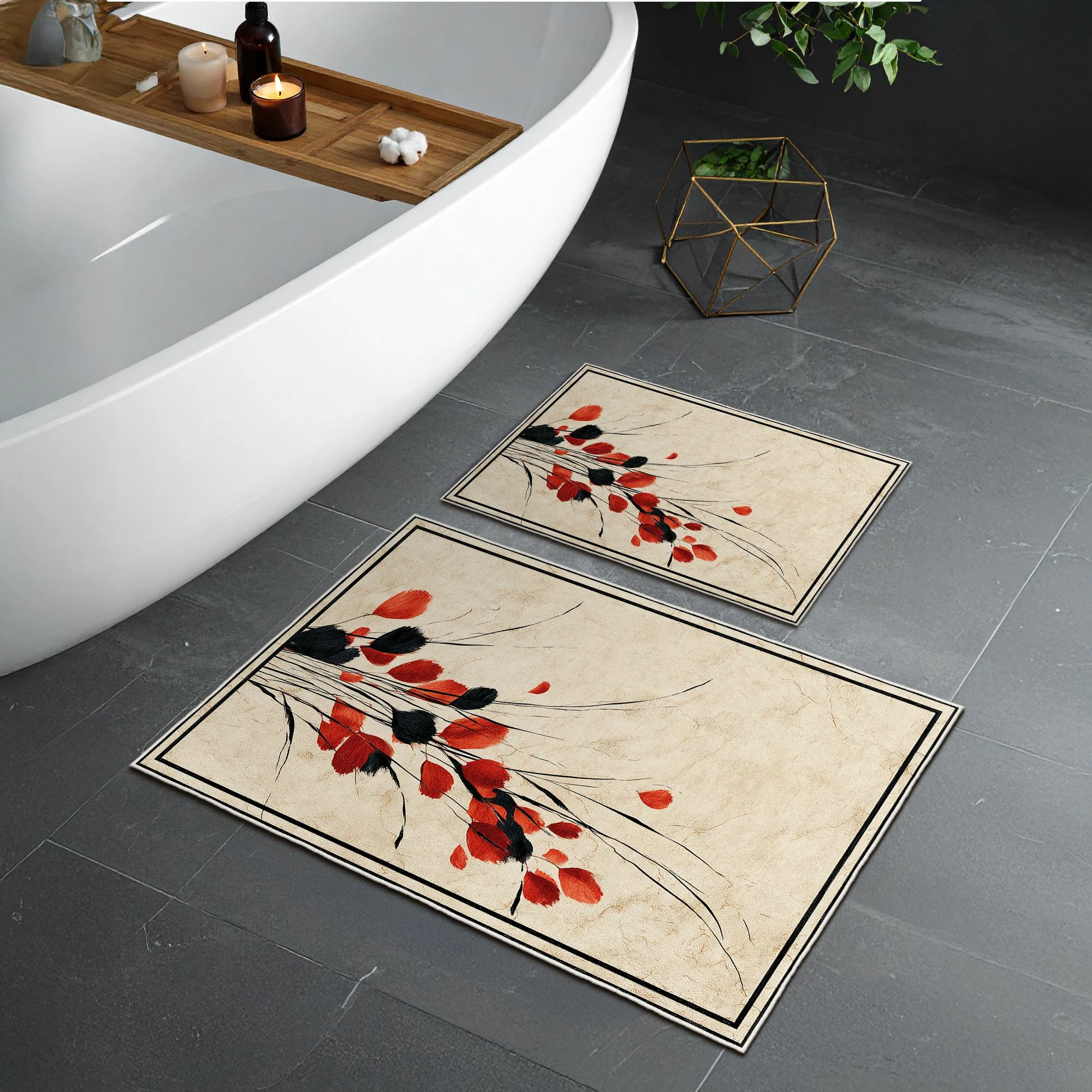 Set tapetash për banjo, 2 copë, Mijolnir, Asr03, bezhë