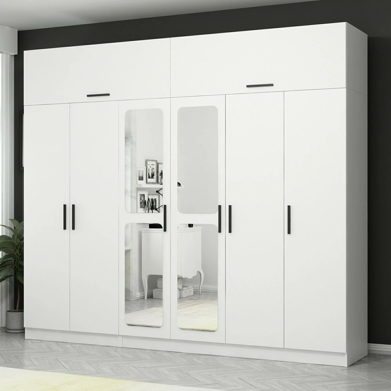 Dollap Skye Decor, i bardhë, 3942