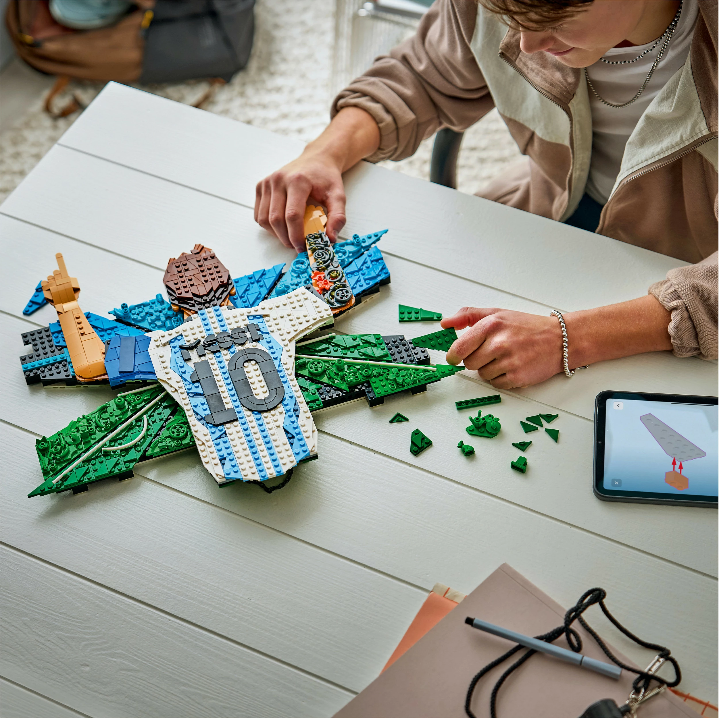 Set ndërtimi LEGO 43018 Lionel Messi Celebration, 1427 pjesë, shumëngjyrësh