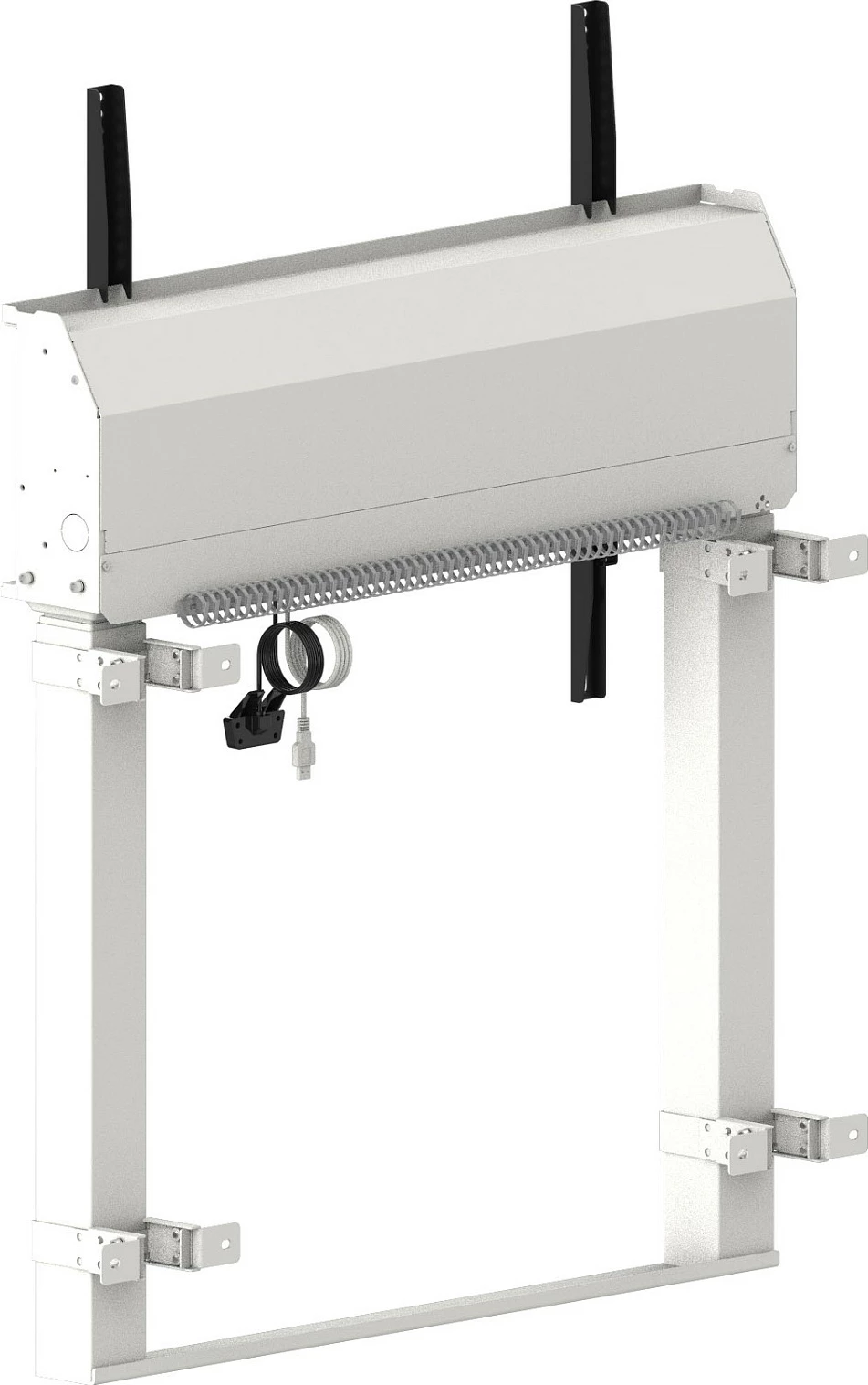 Mbajtëse dyshemeje elektrike për ekran iiyama Pylon, VESA 800x600, deri 120kg, 55-98", e bardhë