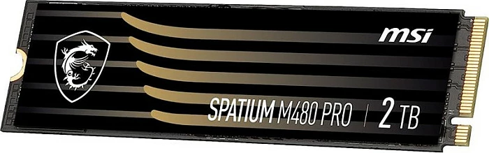 SSD i brendshëm M.2 MSI Spatium M480 Pro, 2TB, PCIe Gen4 x4 NVMe 2280