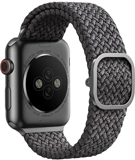 Rrip për Apple Watch UNIQ Aspen, Weavex™, 38/40/41mm, Gri