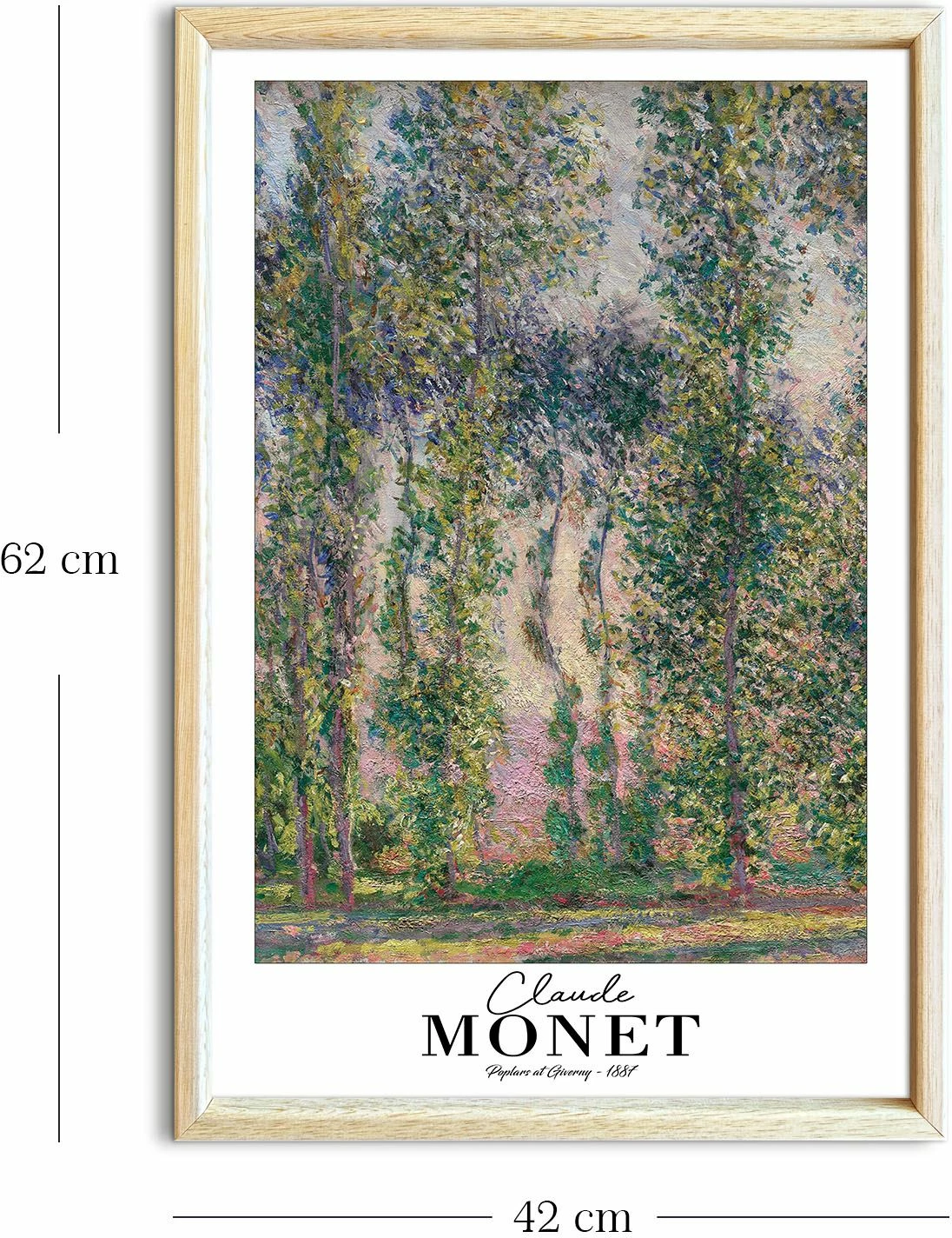 Pikturë dekorative me kornizë, Wallity, 4262AHSMONET-023