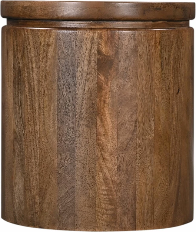 Tavolinë anësore Arab, dru mango, ngjyrë arre, 45x45x50 cm