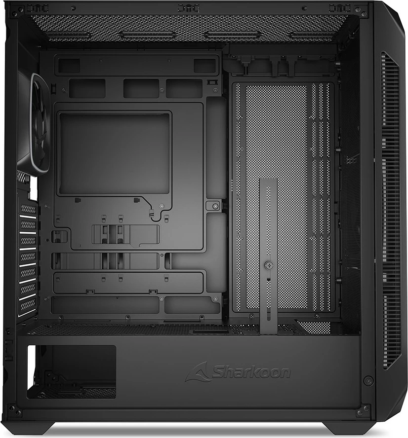 Kasë Sharkoon AK5G RGB, Midi Tower, xham i temperuar, e zezë