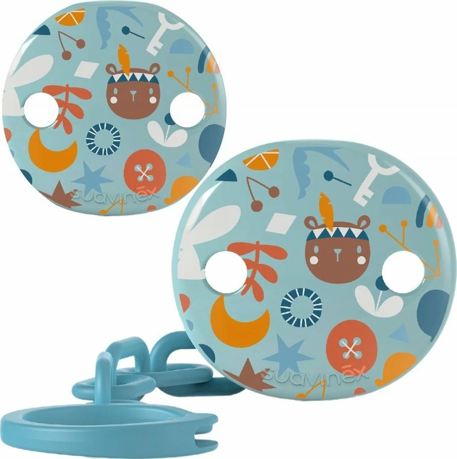 Kapëse biberoni Forofis Forest, BPA-free, blu