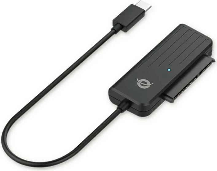 Adapter USB-C në SATA Conceptronic ABBY, 2.5" SSD/HDD, UASP, 5 Gbit/s, i zi