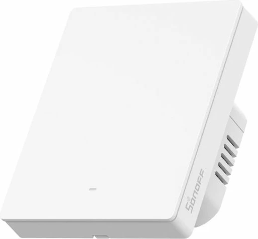 Switch muri smart SONOFF ZBM5-1C-86W, 1 kanal, Zigbee 3.0, 10A, 100–240V, i bardhë