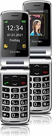 Celular me kapak Beafon SL645, ekran 2.8\", SOS, 2G, kamerë 3MP, microSD deri 16GB, i zi, set me karikues tavoline