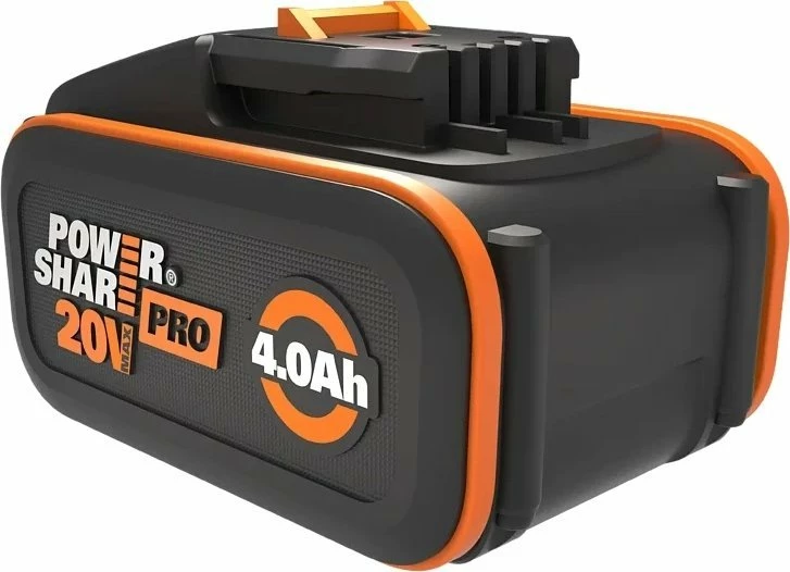 Bateri Worx PowerShare Pro WA3644 20V 4.0Ah Li-Ion, zi/portokalli