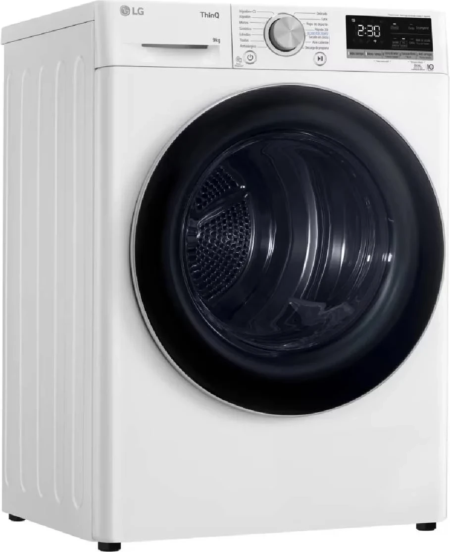 Tharëse rrobash LG RH90V9AV3N, 9 kg, Dual Inverter Heat Pump, A+++, ThinQ, e bardhë