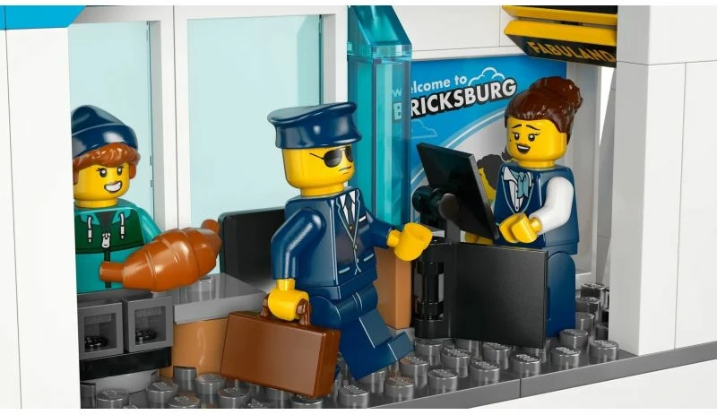 Set lodrash LEGO City aeroport për fëmijë