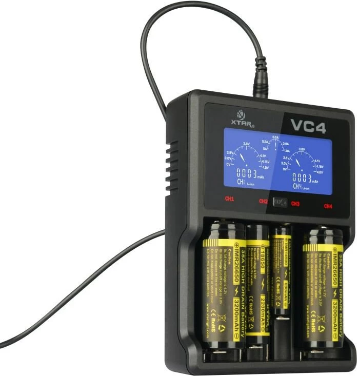 Karikues për bateri XTAR,VC4SL, 18650