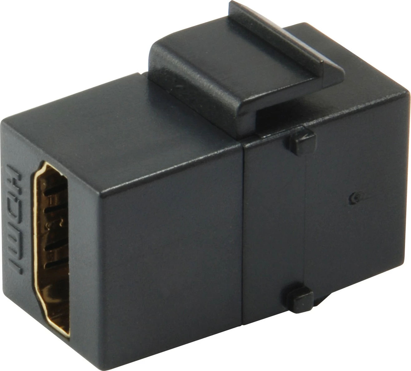 Adapter HDMI Keystone Equip, femër-femër, e zezë