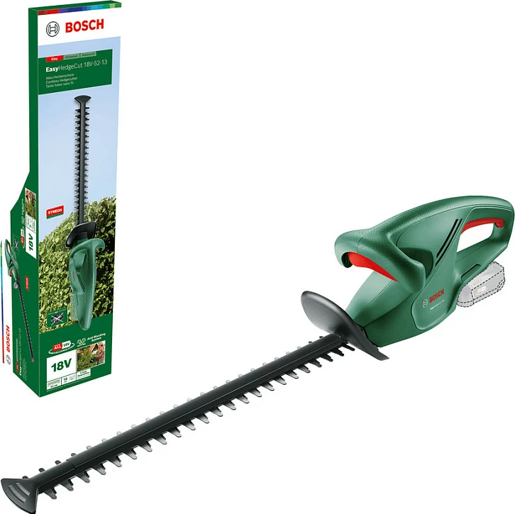 Gërshërë krasitëse Bosch EasyHedgeCut 18-52-13, bateri 18V, 2Ah, 52cm, e gjelbër