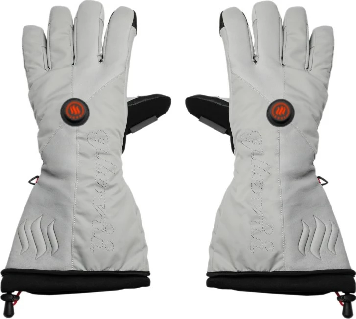Dorëza skijimi me ngrohje Glovii GS8L, madhësi L, 2100mAh, gri, set me 2 bateri + karikues + adaptorë + çantë