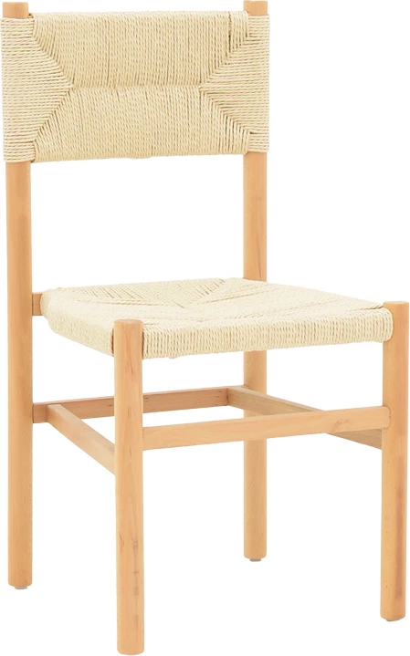 Karrige Oarvine, dru gome natyral, litar natyral, 46x52x88cm