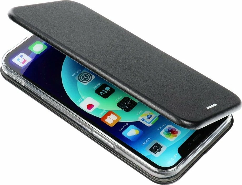 Mbështjellës OEM Elegance për Samsung Galaxy S23 Plus, me kapak, magnetik, me xhep kartash, i zi