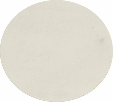 Qilim oval Conceptum Hypnose, pelush, i bardhë, 100 cm