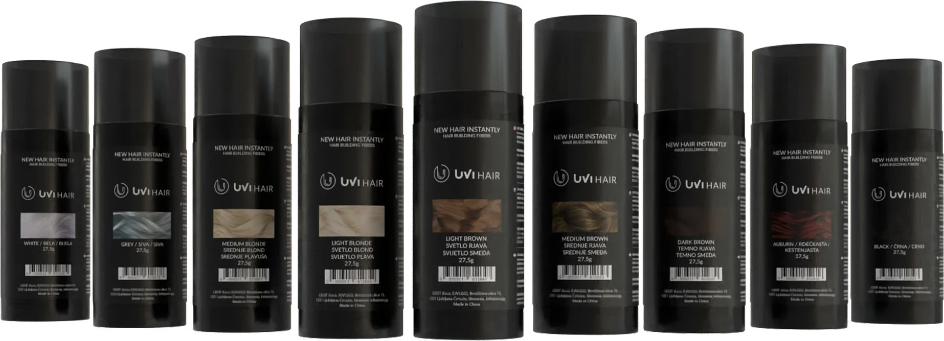 Fije keratine për flokë UVI Hair Medium Blonde 27.5 g (deri 50 aplikime)