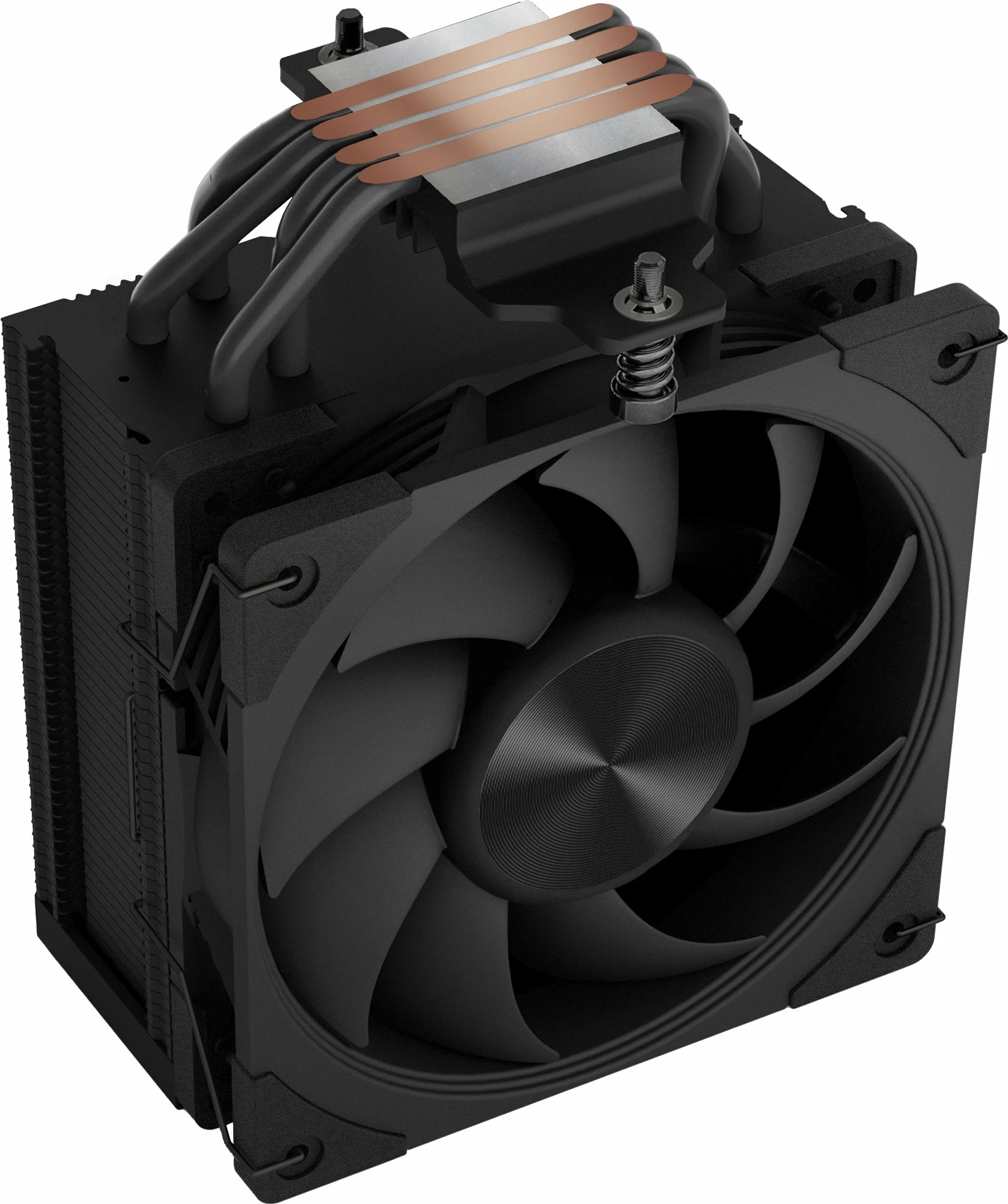 Ftohës CPU Modecom Volcano 0C T701, 120 mm, ARGB, TDP 190 W, 4 heat pipes, i zi