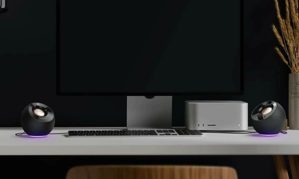 Altoparlantë për kompjuter Creative Pebble SE (51MF1725AA000) 2.0, RGB, 16 W RMS, USB-C/AUX, të zeza