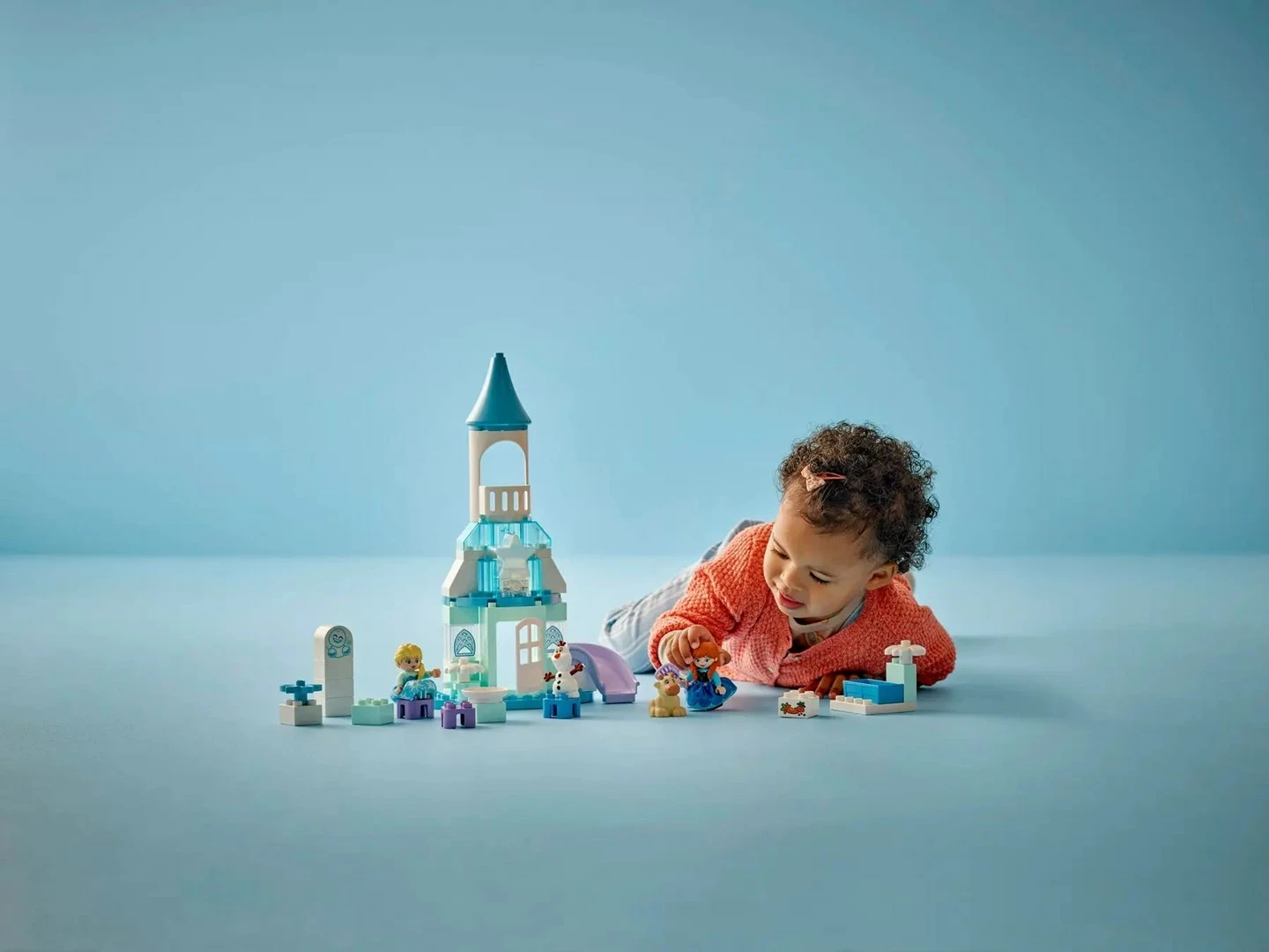 Set lodrash LEGO DUPLO 10455 Anna dhe Elsa Frozen Castle Party, 54 pjesë