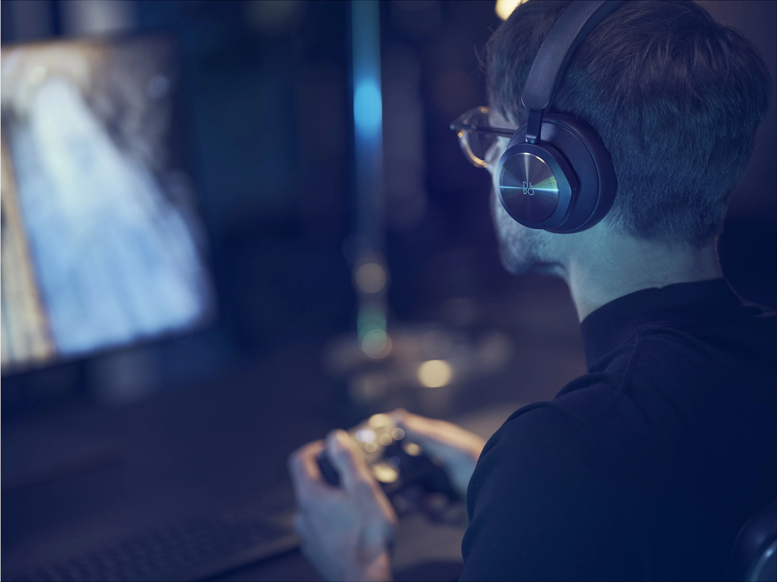 Kufje gaming Bang & Olufsen Beoplay Portal, wireless & me kabllo, Dolby Atmos, Bluetooth 5.1, 3.5mm, ANC, Black Anthracite