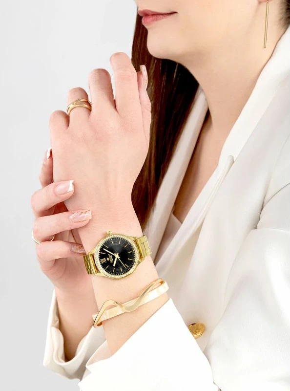 Orë dore femrash Giewont GW1140-B4, gold black, set
