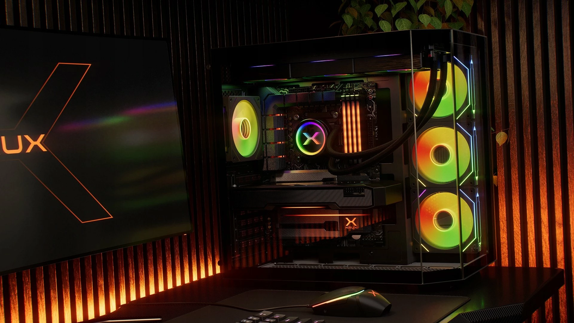 Ftohje me ujë Krux HydroX 360 ARGB KRXE002, radiator 360mm, 3x120mm PWM