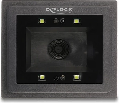 Skaner barkodesh DeLOCK USB 1D/2D i integrum stacionar, 752x480, kabllo 1.5 m, i zi