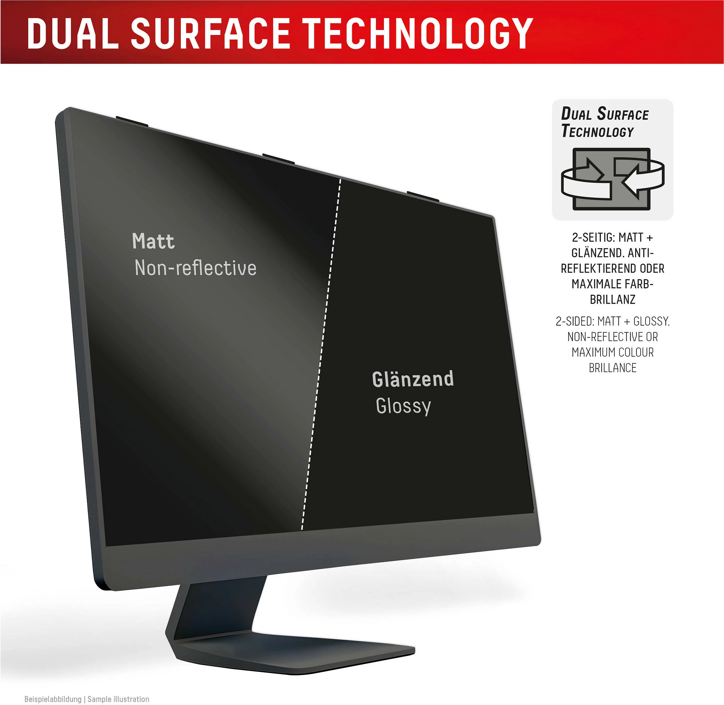 Filtër privatësie për monitor Displex Privacy Safe Desktop Uni 24" 16:10, magnetik, anti-blue, i zi