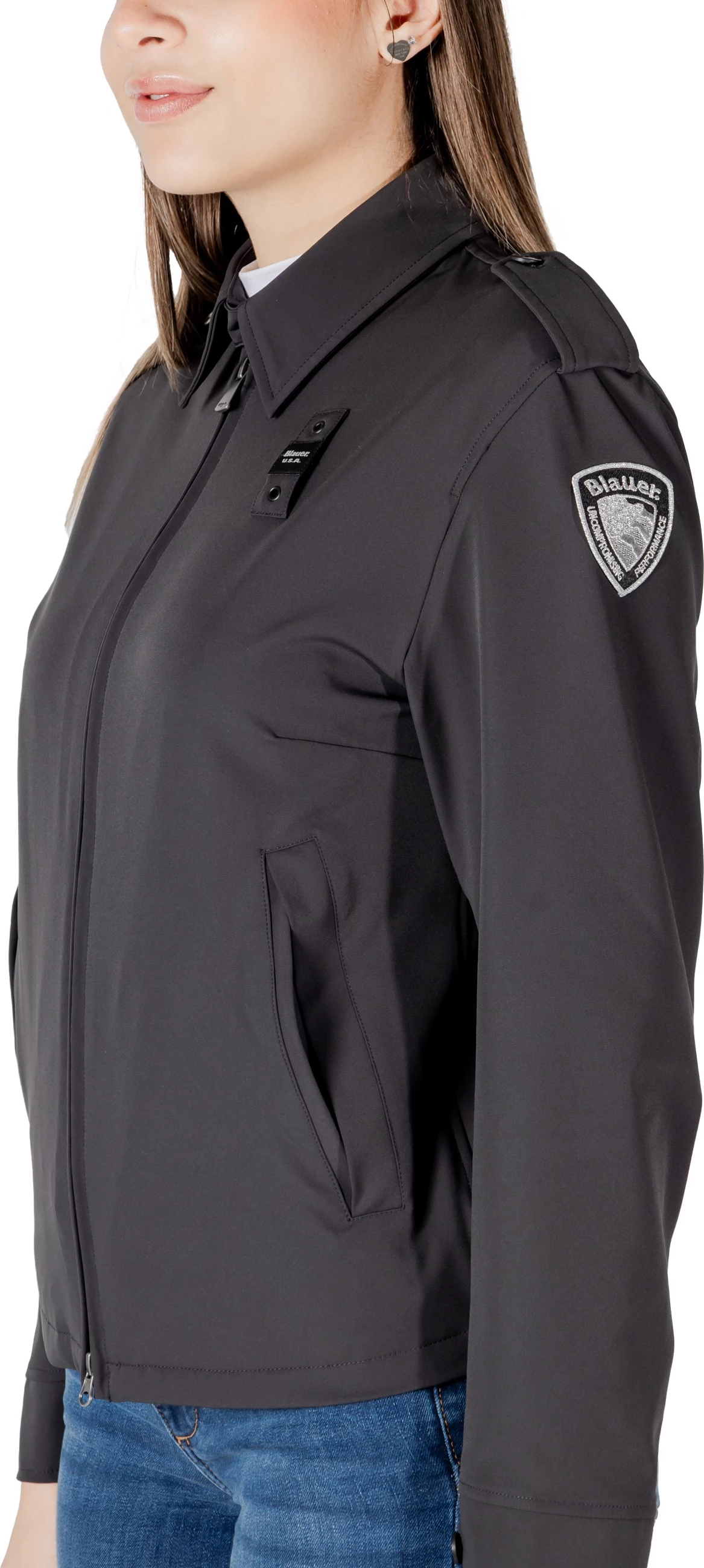 Jakne për femra Blauer Flavia 25SBLDC04333, të zeza [Madhësia: M]