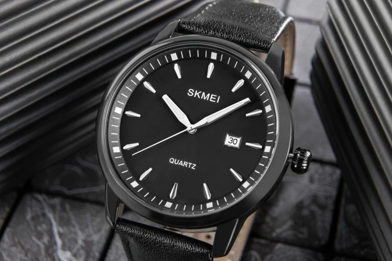 Orë dore për meshkuj Skmei, e zezë