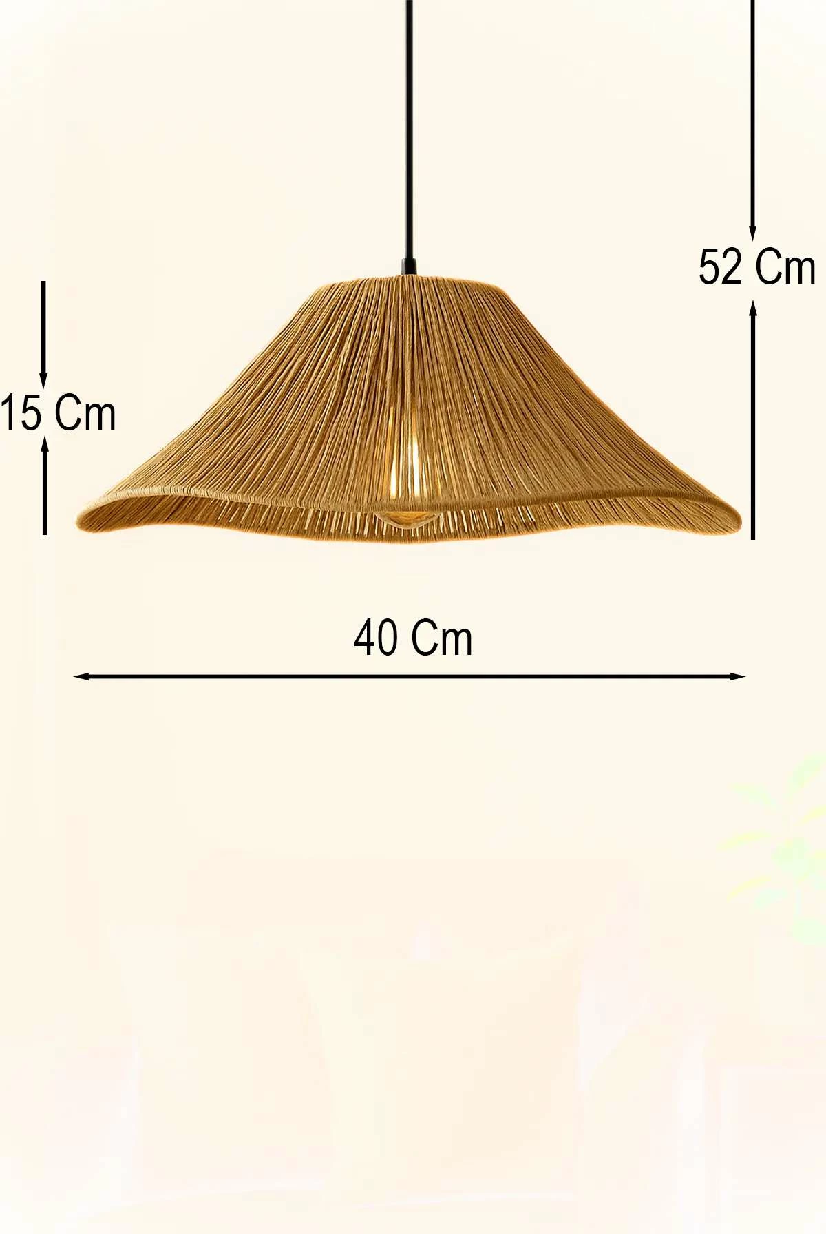 Llambë tavani Opviq, macrame, bezhë, Mirae
