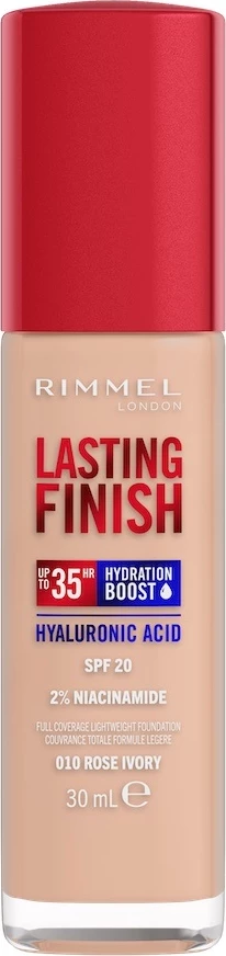 Fondatinë Rimmel Lasting Finish 35H 010 Rose Ivory 30ml