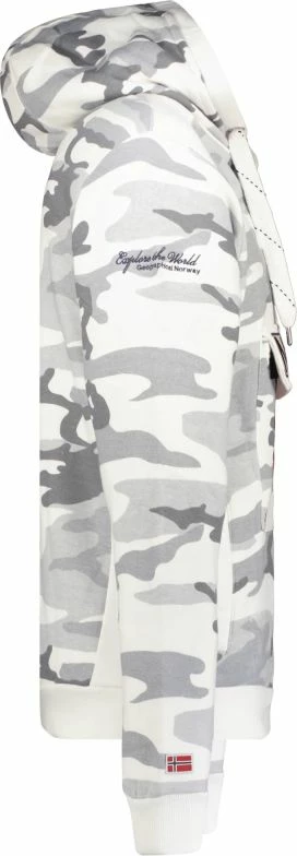 Duks për meshkuj Geographical Norway GYMCLASS MEN CAMO 100, gri ushtarake